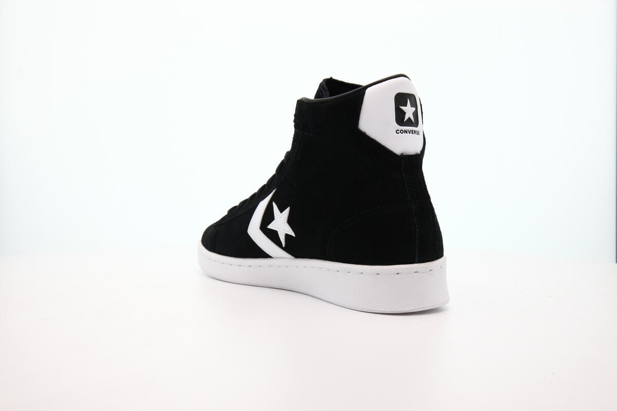 Converse pro leather high black hot sale